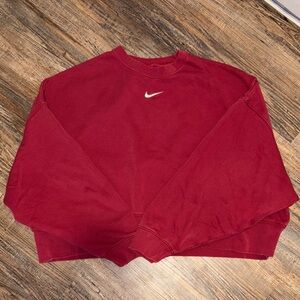 Nike Crimson Crewneck Sweatshirt